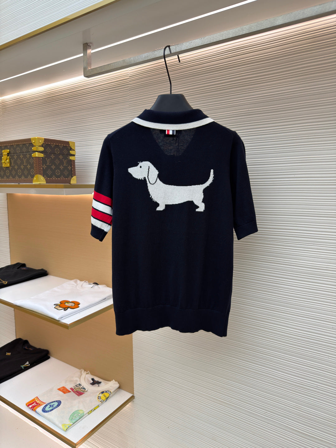 THOM 26S SHORT-SLEEVED KNIT POLO SHIRT STYLE 149