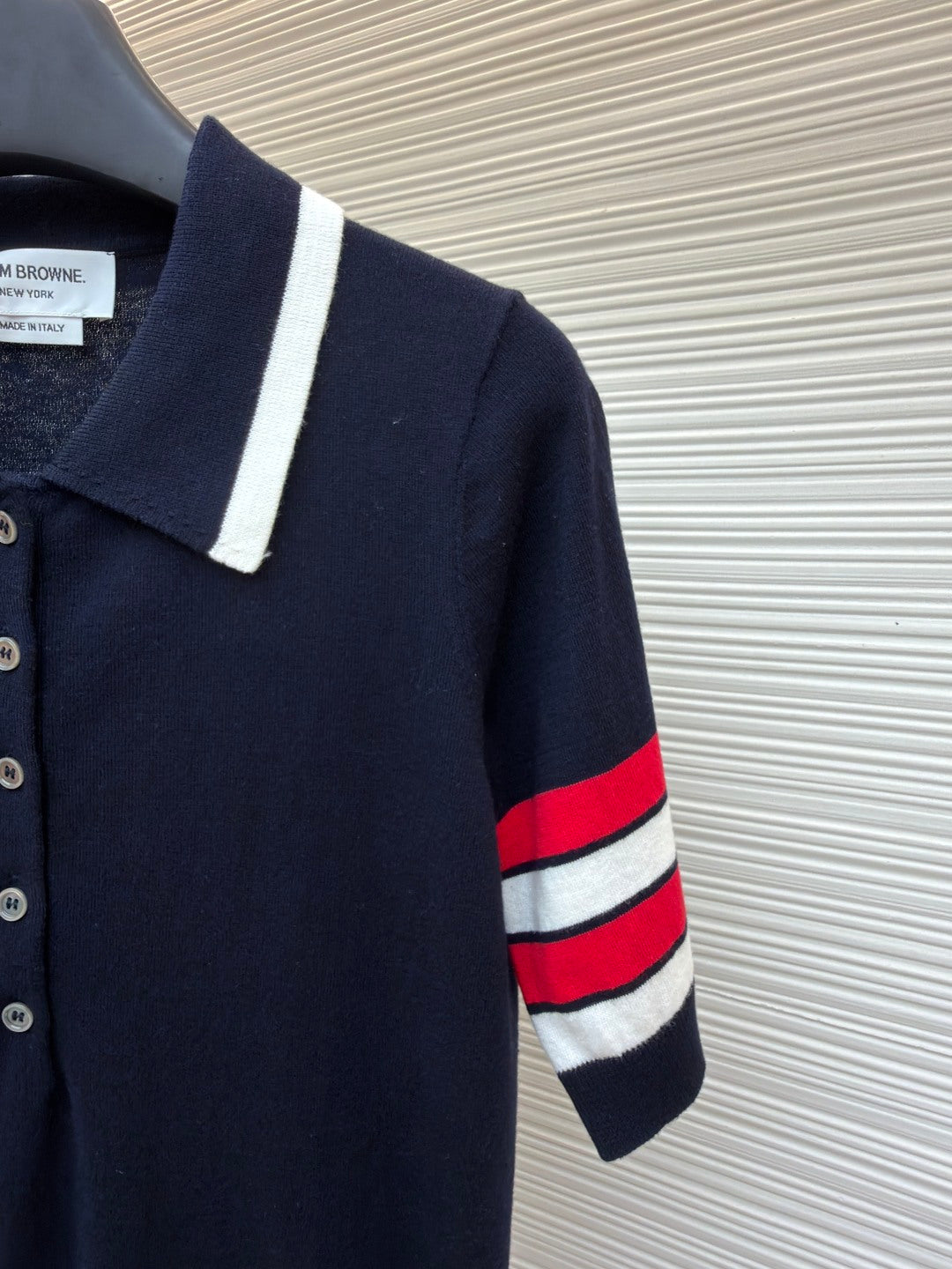 THOM 26S SHORT-SLEEVED KNIT POLO SHIRT STYLE 149