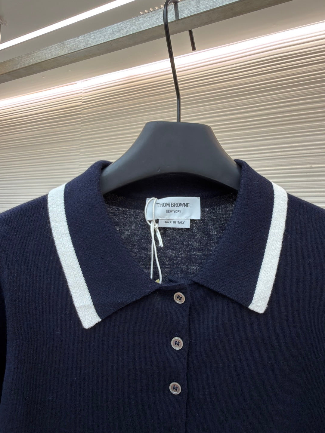 THOM 26S SHORT-SLEEVED KNIT POLO SHIRT STYLE 149