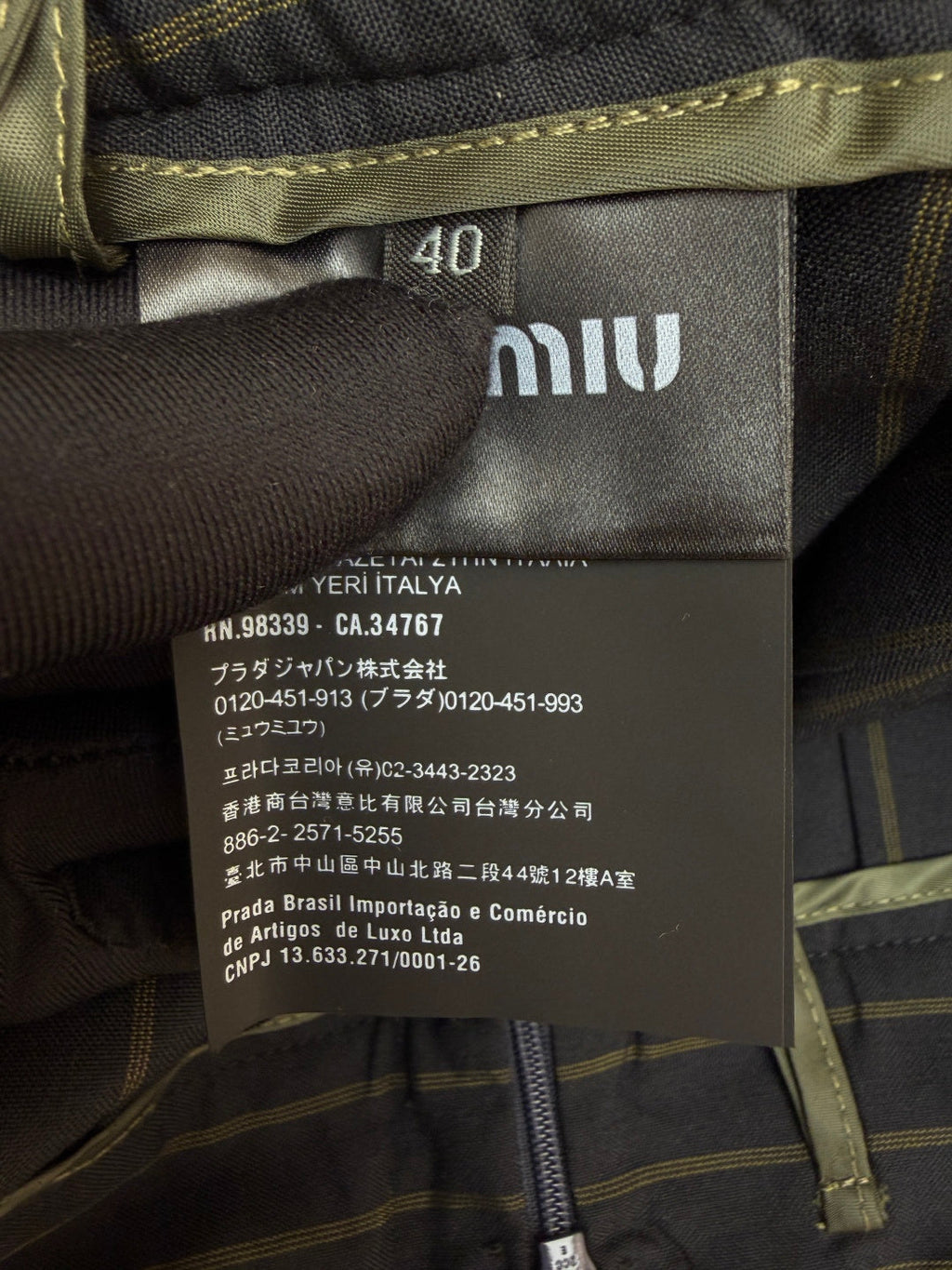 MIUMIU 26S PLEATED MINI SKIRT STYLE 1091