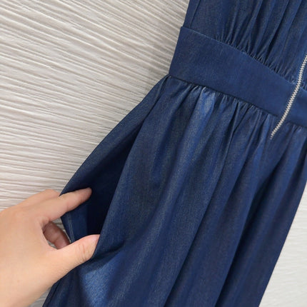 Loewe 2025 Denim Dress Blue Cotton