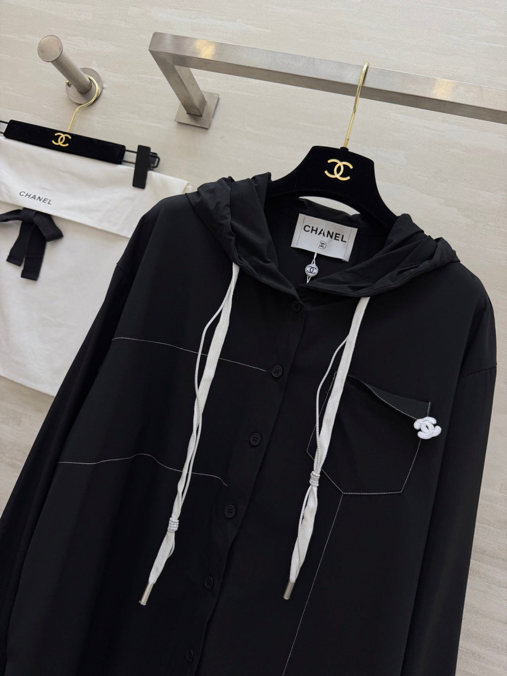 CHANEL 26S HOODED SHIRT STYLE 1024