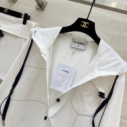 CHANEL 26S HOODED SHIRT STYLE 1023