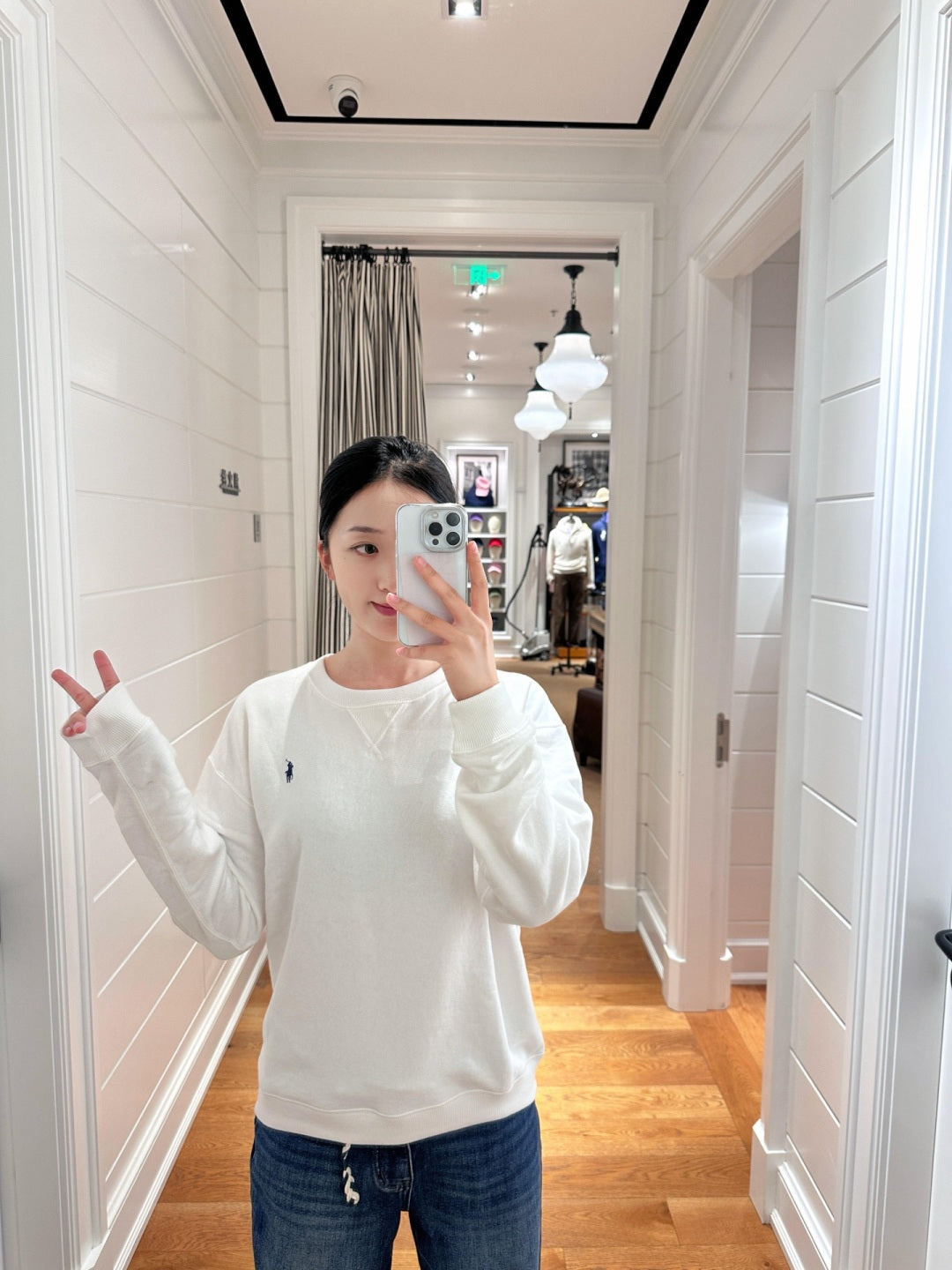 RALPH LAUREN 25S FLEECE SWEATSHIRT WITH EMBROIDERED LOGO 262
