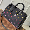 SPEEDY BANDOULIÈRE IB BLACK BLASON DENIM GRADIENT ORANGE LOGO