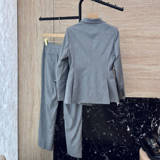 MAX MARA 25S SET VEST BLAZER 012