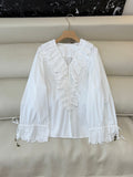 CHLOE 25S WHITE SHIRT STYLE 004