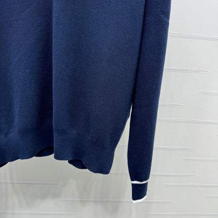 GUCCI V-NECK LONG-SLEEVE KNIT SWEATER 274823