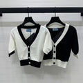PRADA SHORT-SLEEVE KNIT TOP 269463