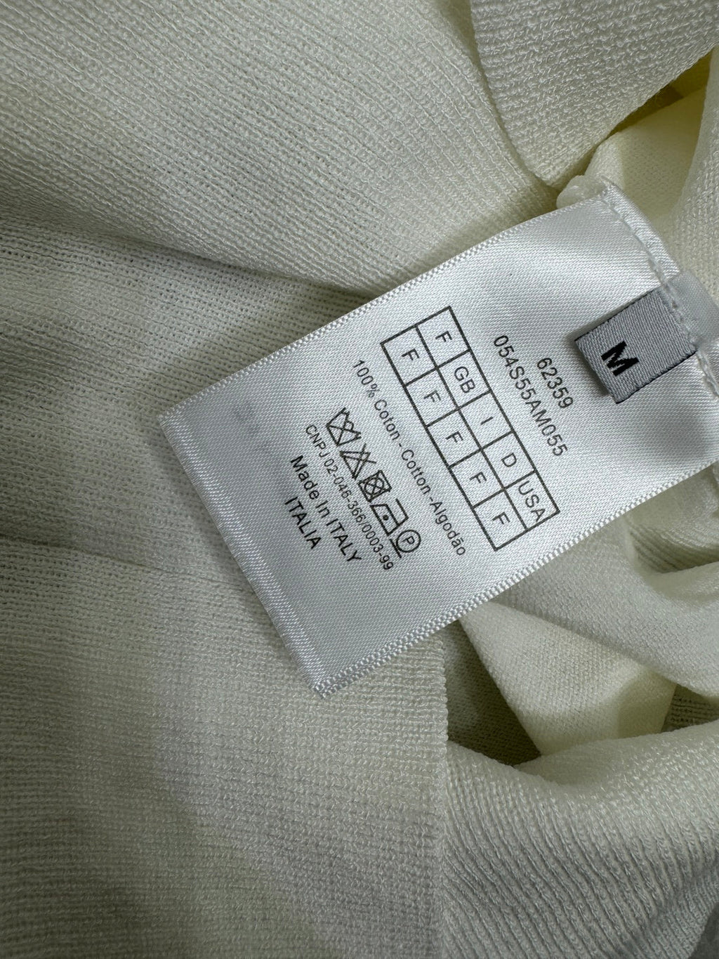 DIOR LONG-SLEEVE KNIT SWEATER WITH EMBROIDERED LOGO