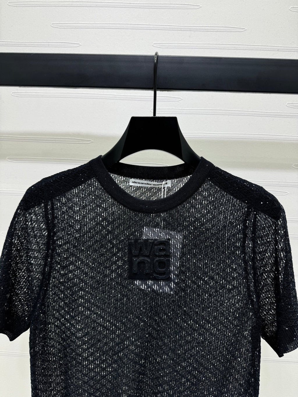 ALEXANDER WANG KNITTED SHORT-SLEEVE TOP 274968