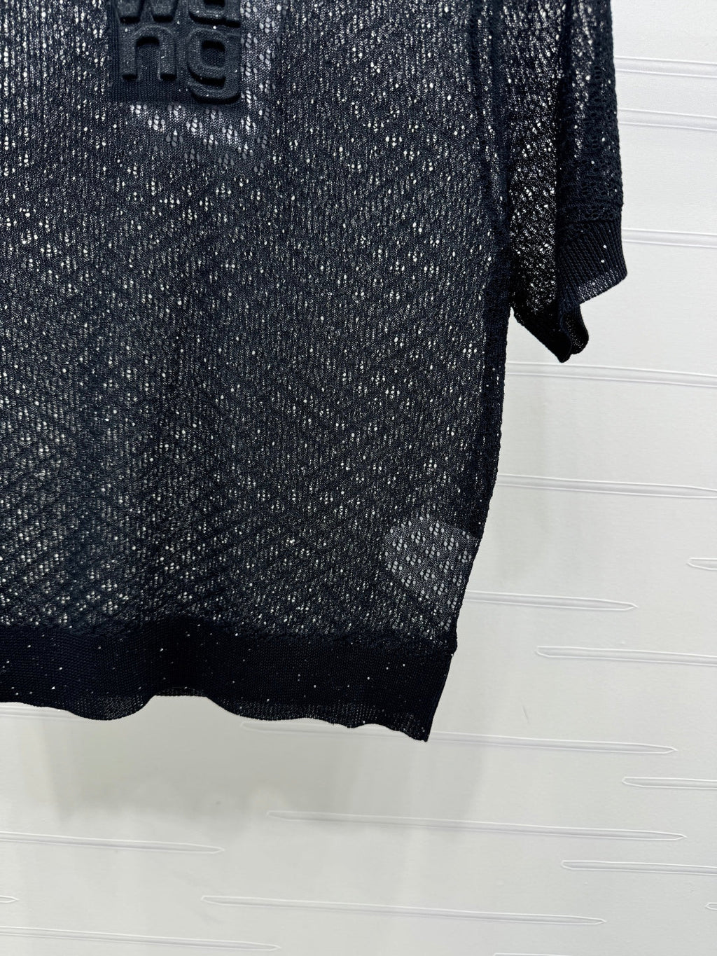 ALEXANDER WANG KNITTED SHORT-SLEEVE TOP 274968