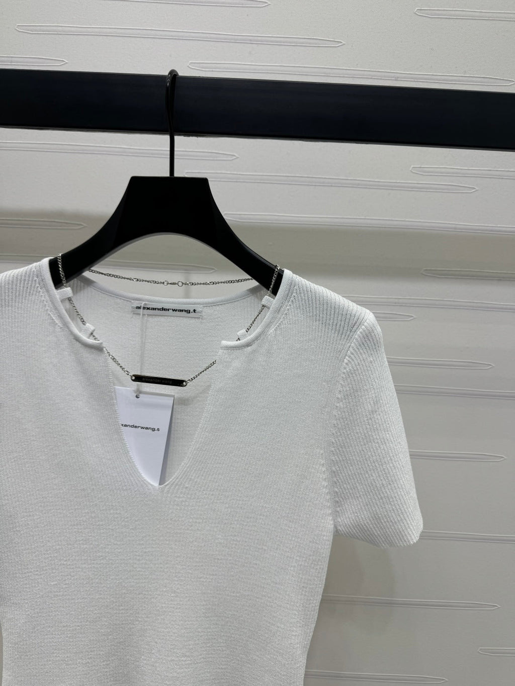 ALEXANDER V-NECK SHORT-SLEEVE TOP 269475