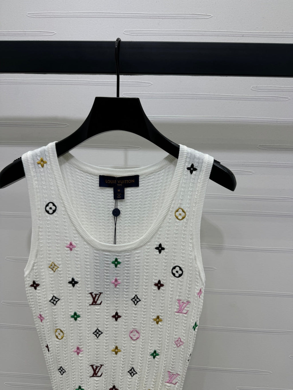 LV 25S EMBROIDERED KNIT TANK TOP 264272