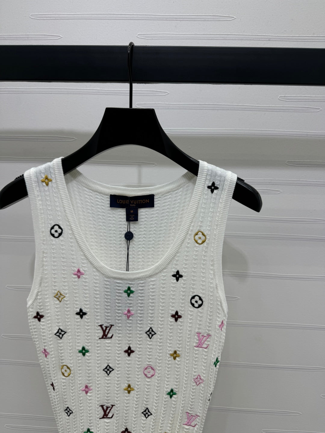 LV 25S EMBROIDERED KNIT TANK TOP 264272
