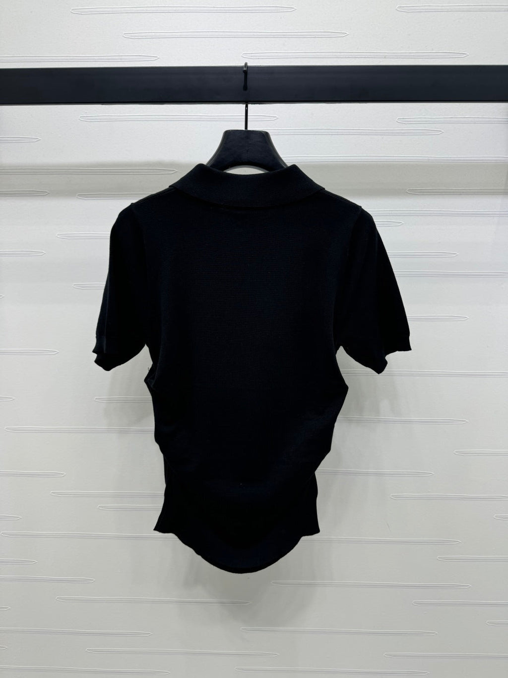 PRAD 25S SHORT SLEEVE KNIT TOP 264123
