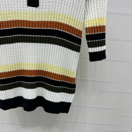 GUCCI 25S SHORT SLEEVE STRIPED POLO SHIRT 264080