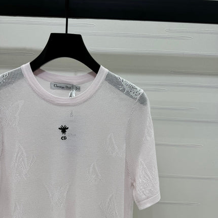 DIOR 25S BUTTERFLY WOVEN T-SHIRT 264062