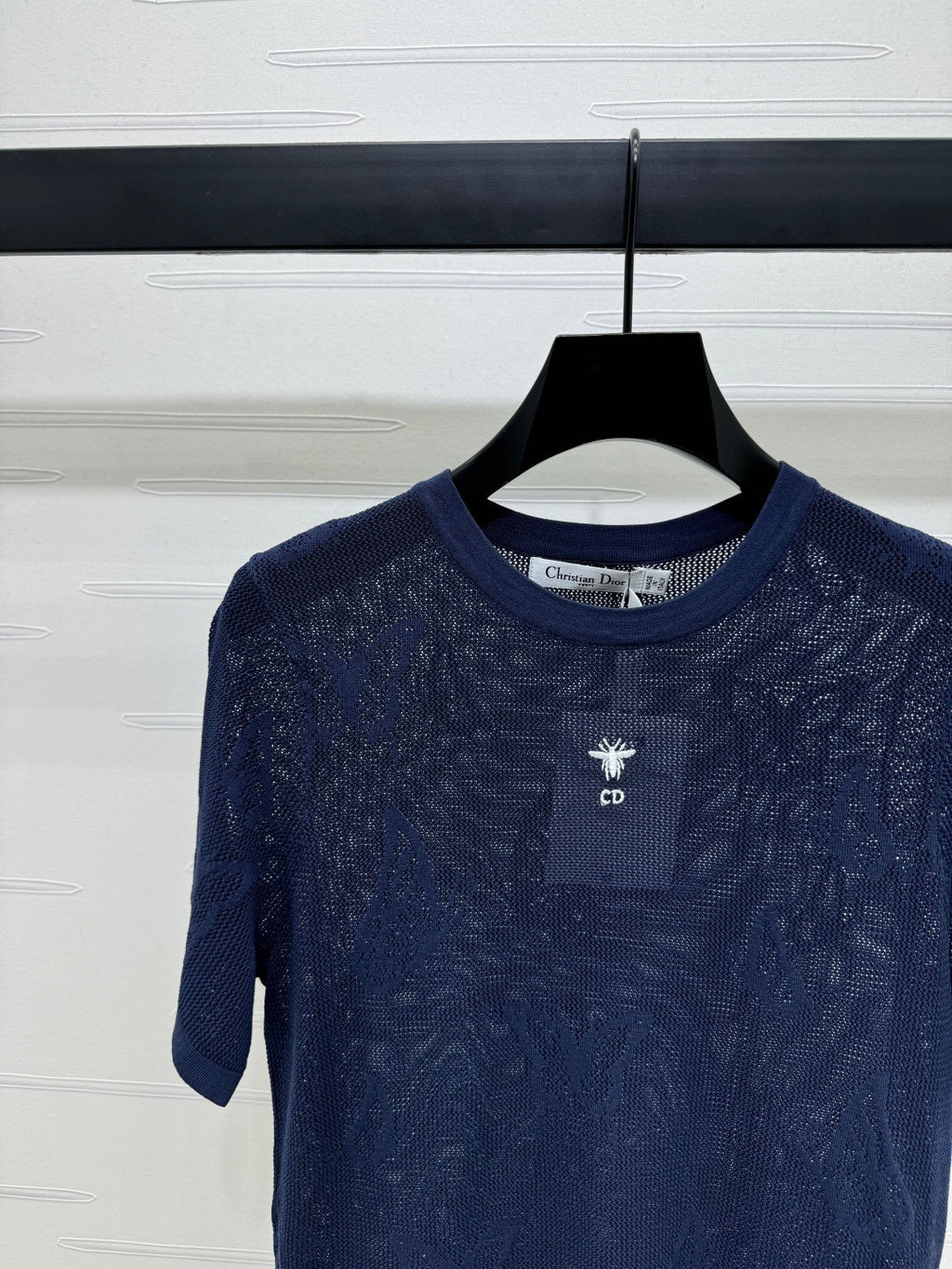 DIOR 25S BUTTERFLY WOVEN T-SHIRT 264064