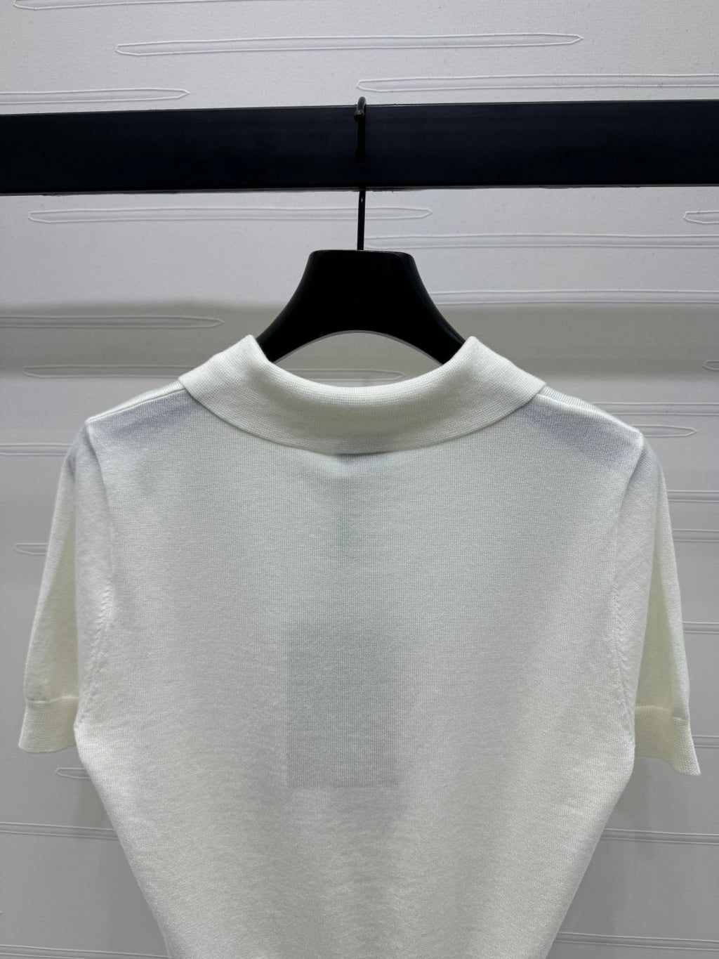 BURBERRY SHORT-SLEEVE KNITTED POLO SHIRT 274844