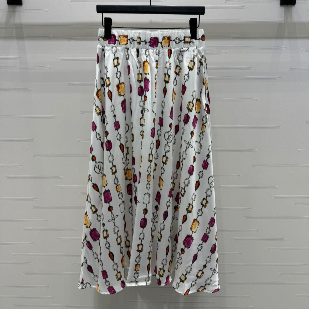 LV PRINTED SKIRT 269522