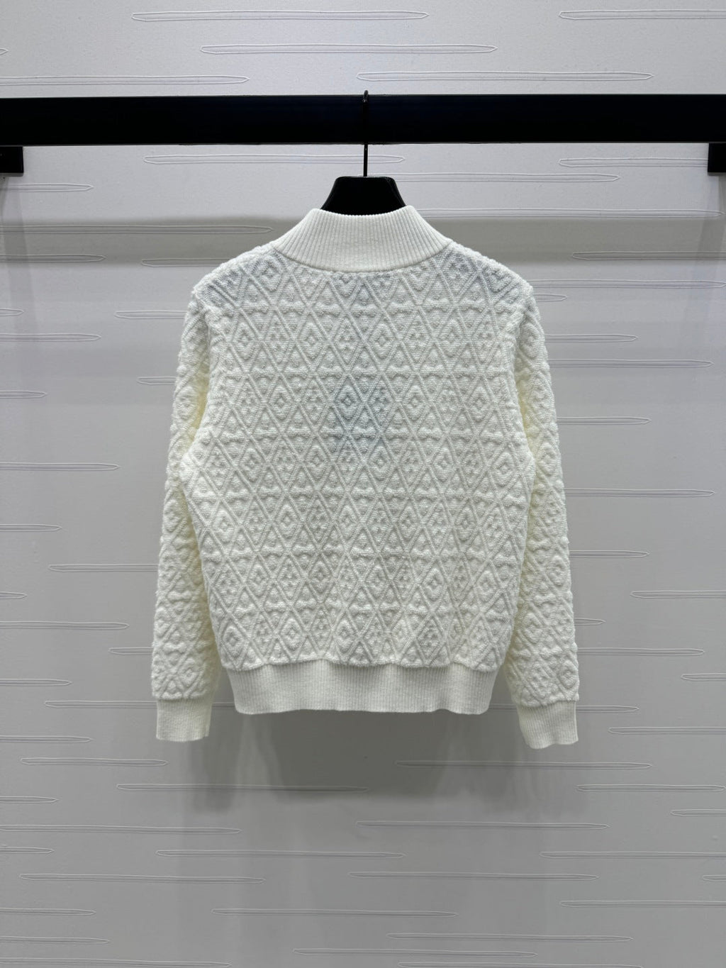 LV ZIP-UP LONG-SLEEVE KNIT CARDIGAN 274960
