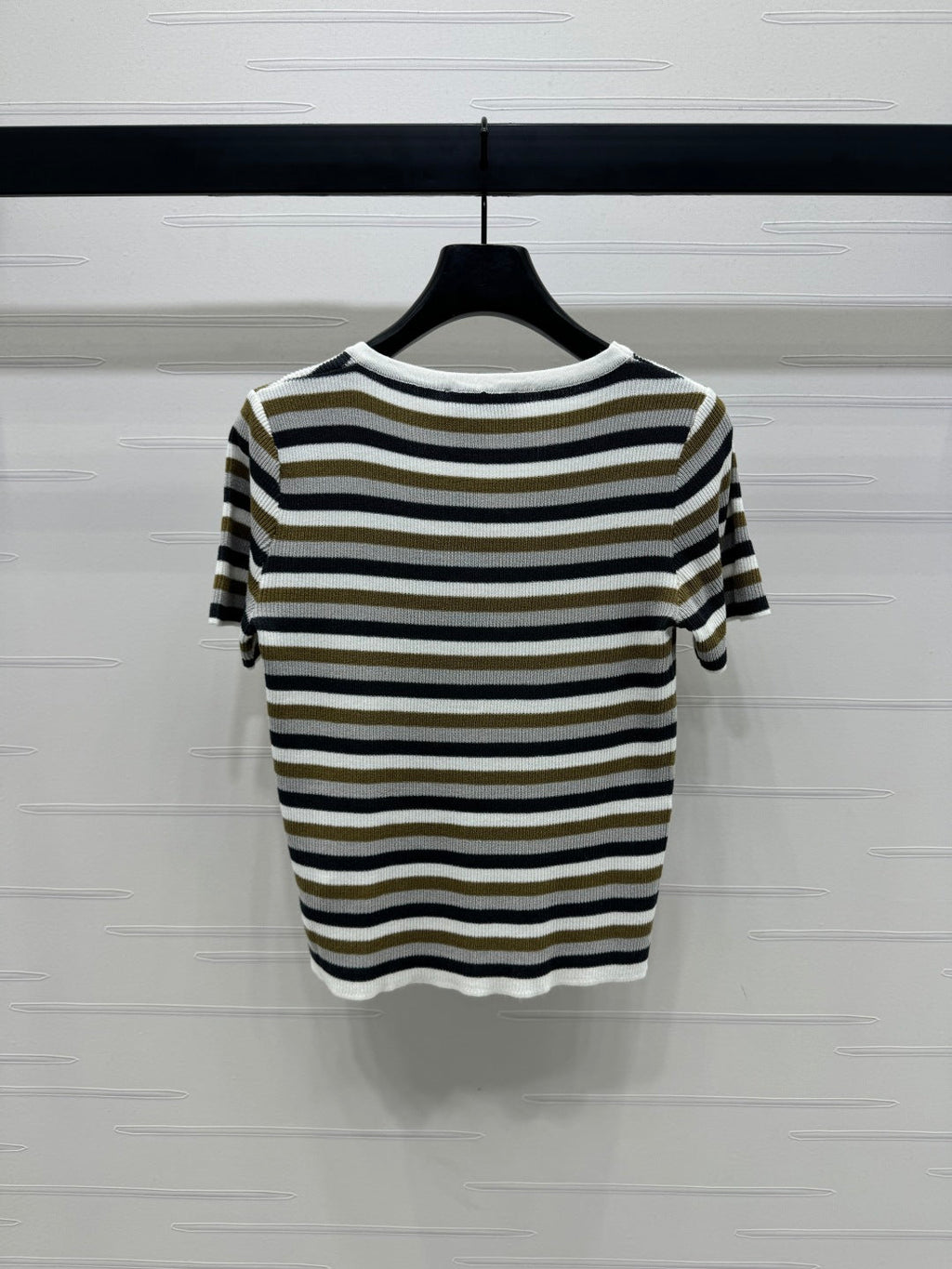 MIUMIU SHORT-SLEEVE KNIT CARDIGAN 274944