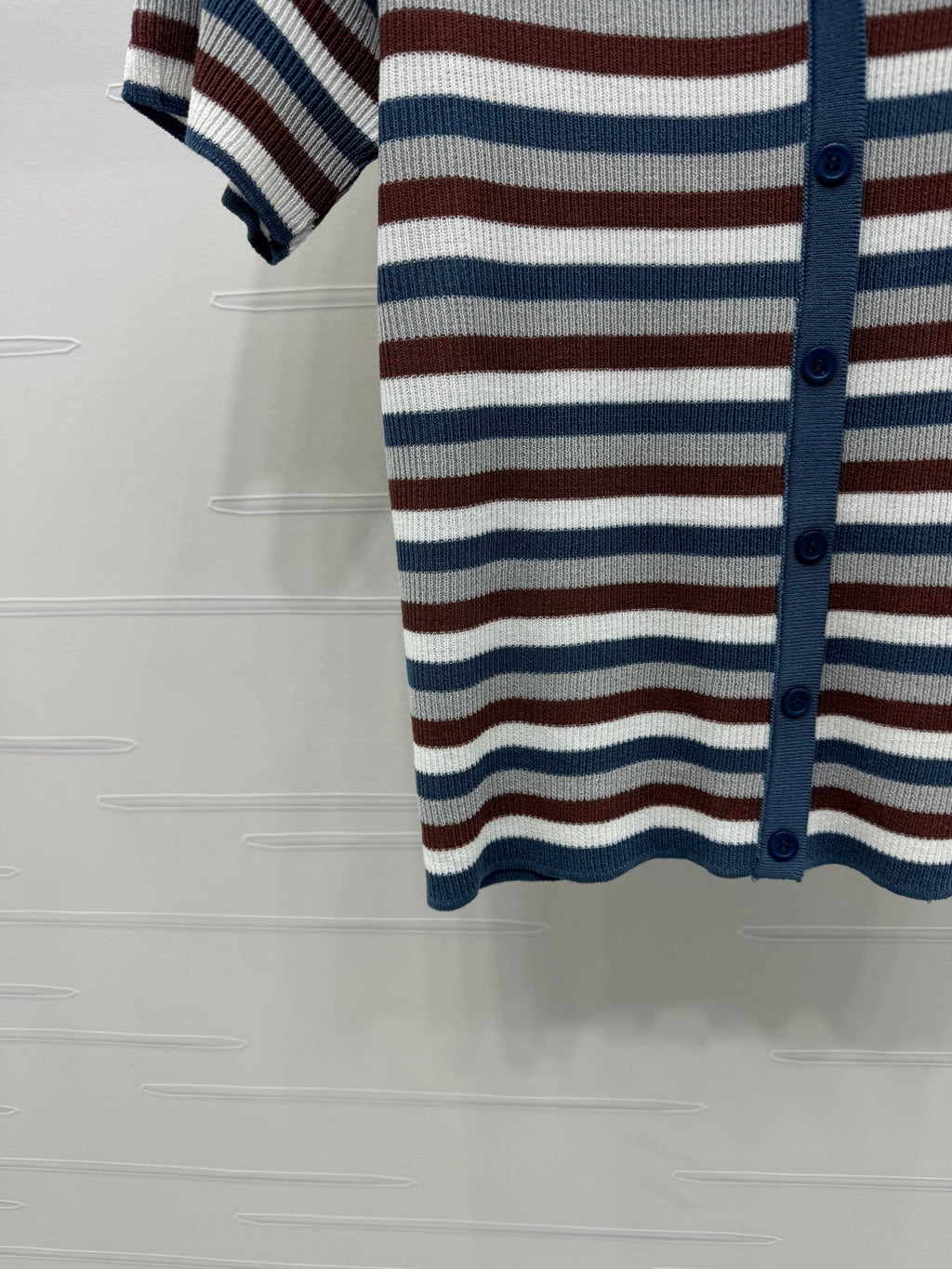 MIUMIU  SHORT-SLEEVE KNIT CARDIGAN 274943