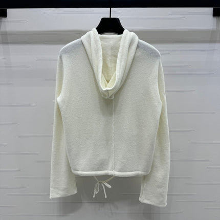 DIOR HOODED LONG-SLEEVE CARDIGAN 274929