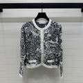 DIOR JACQUARD KNIT CARDIGAN 274879