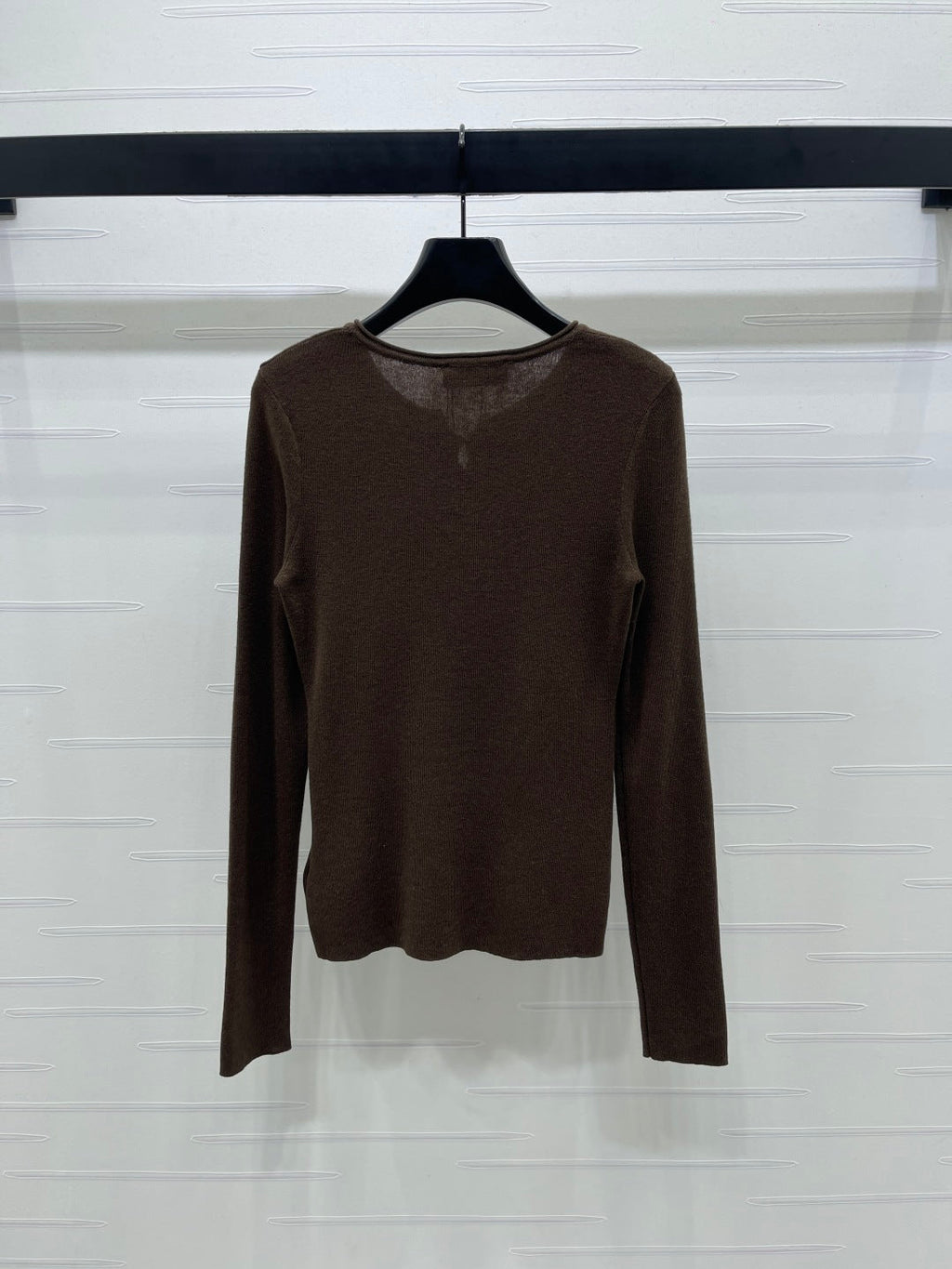 MIUMIU KNITTED LONG SLEEVE TOP STYLE 483