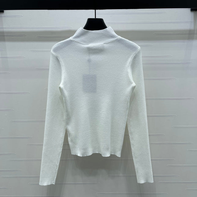 LV 25S LOGO-EMBROIDERED SWEATER 0088