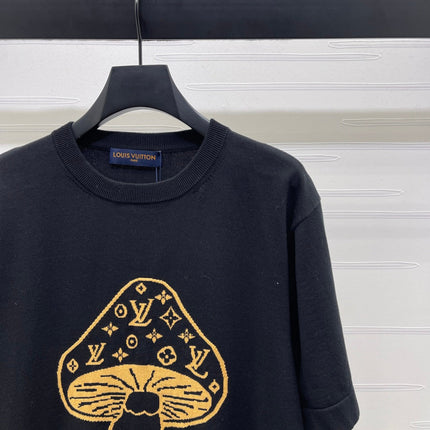 LV 25S SHORT-SLEEVE CREW NECK SWEATER 0089