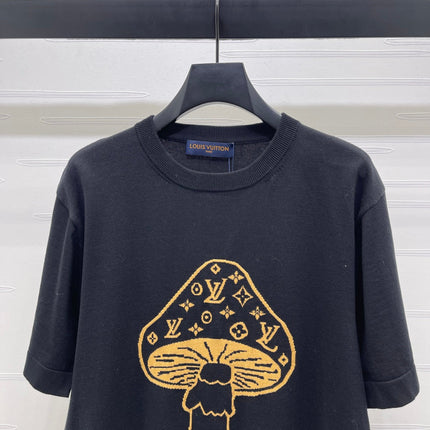 LV 25S SHORT-SLEEVE CREW NECK SWEATER 0089