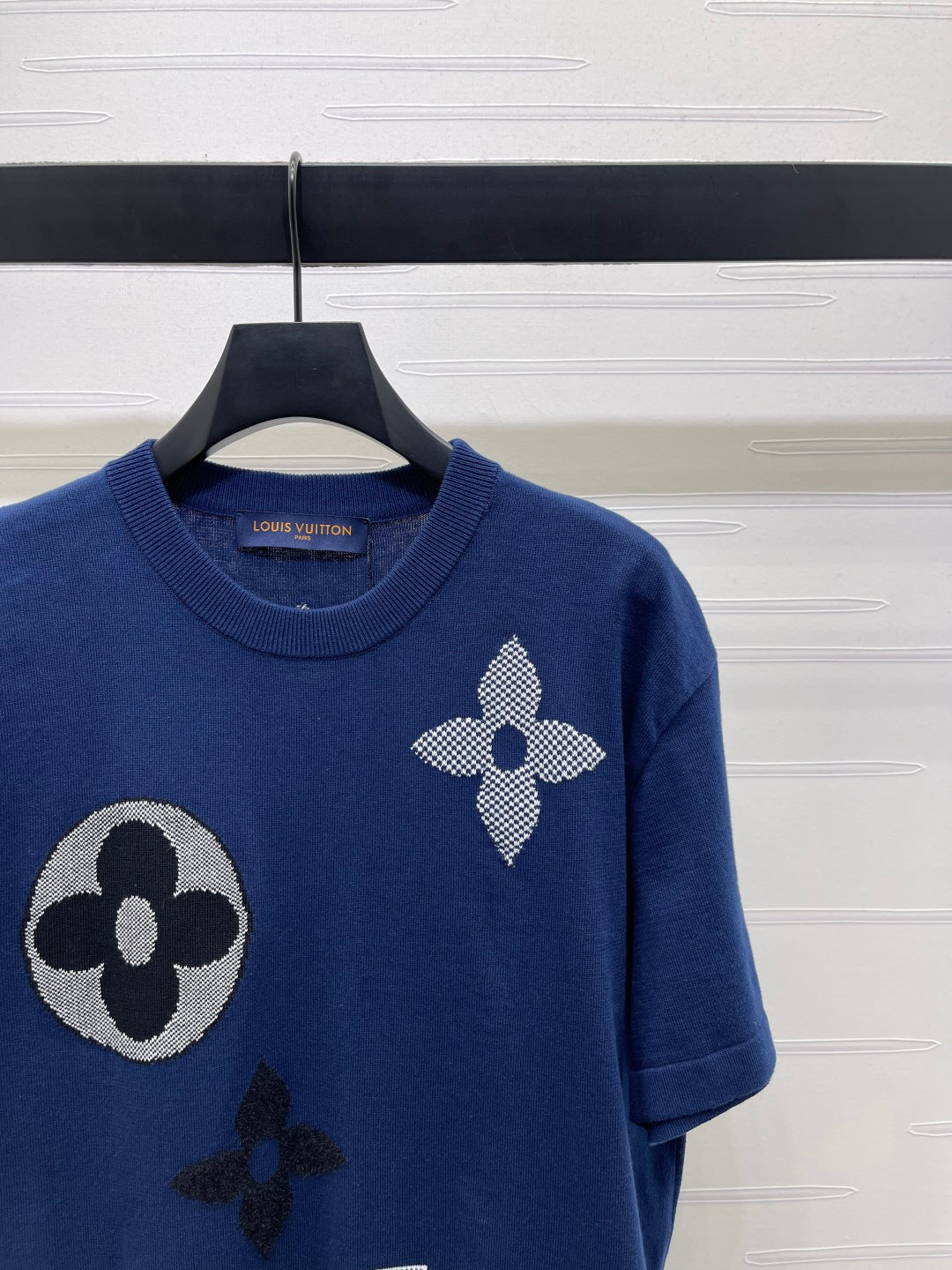 LV 25S SHORT-SLEEVE CREW NECK SWEATER 0090