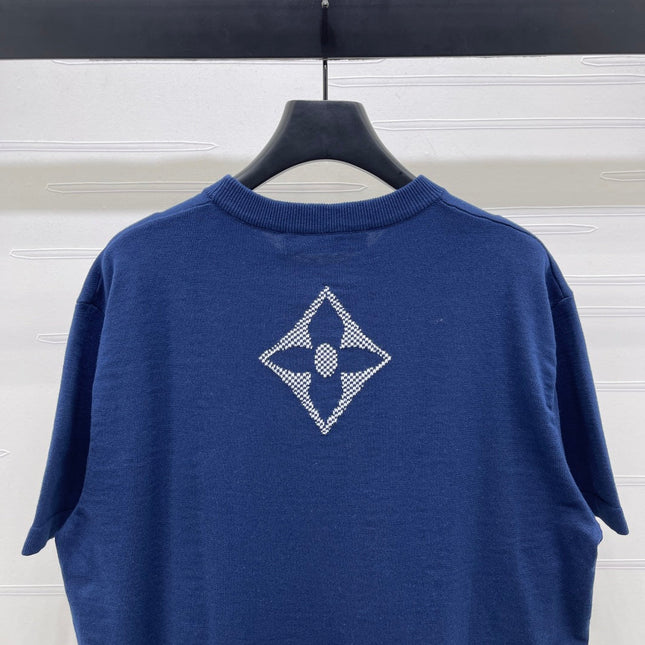 LV 25S SHORT-SLEEVE CREW NECK SWEATER 0090