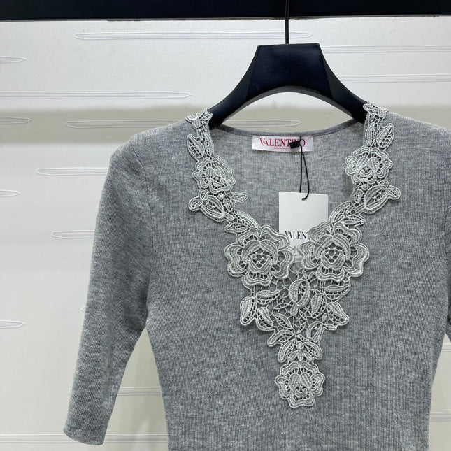 VALENTINO 26S SHORT SLEEVE KNIT T-SHIRT 169