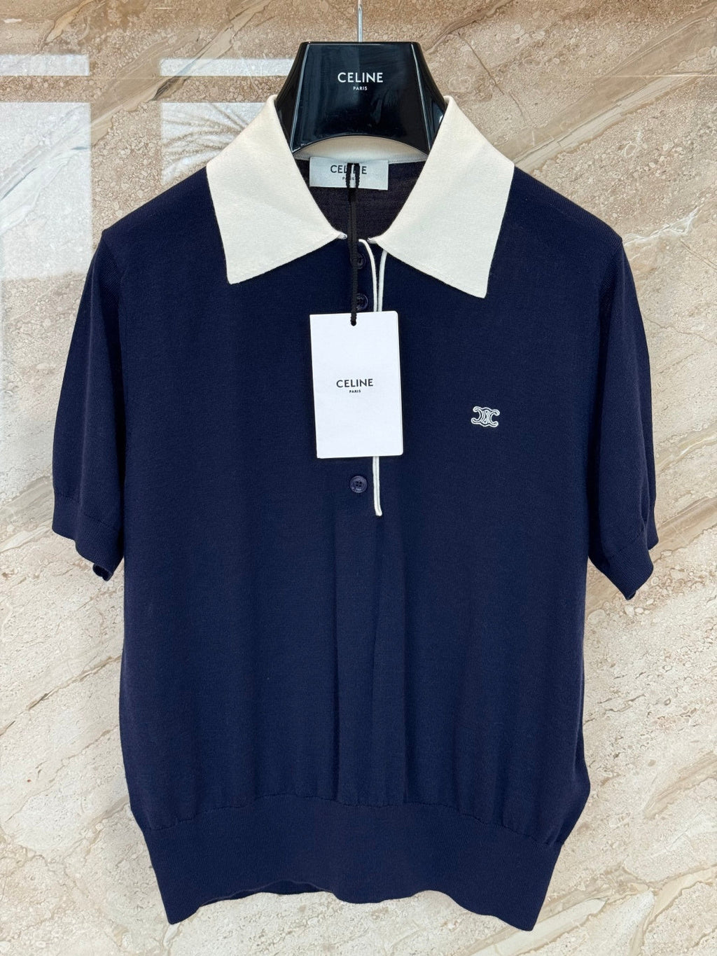 CELINE 26S KNIT POLO SHIRT STYLE 236