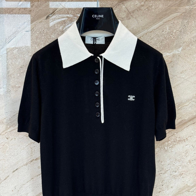 CELINE 26S KNIT POLO SHIRT STYLE 235