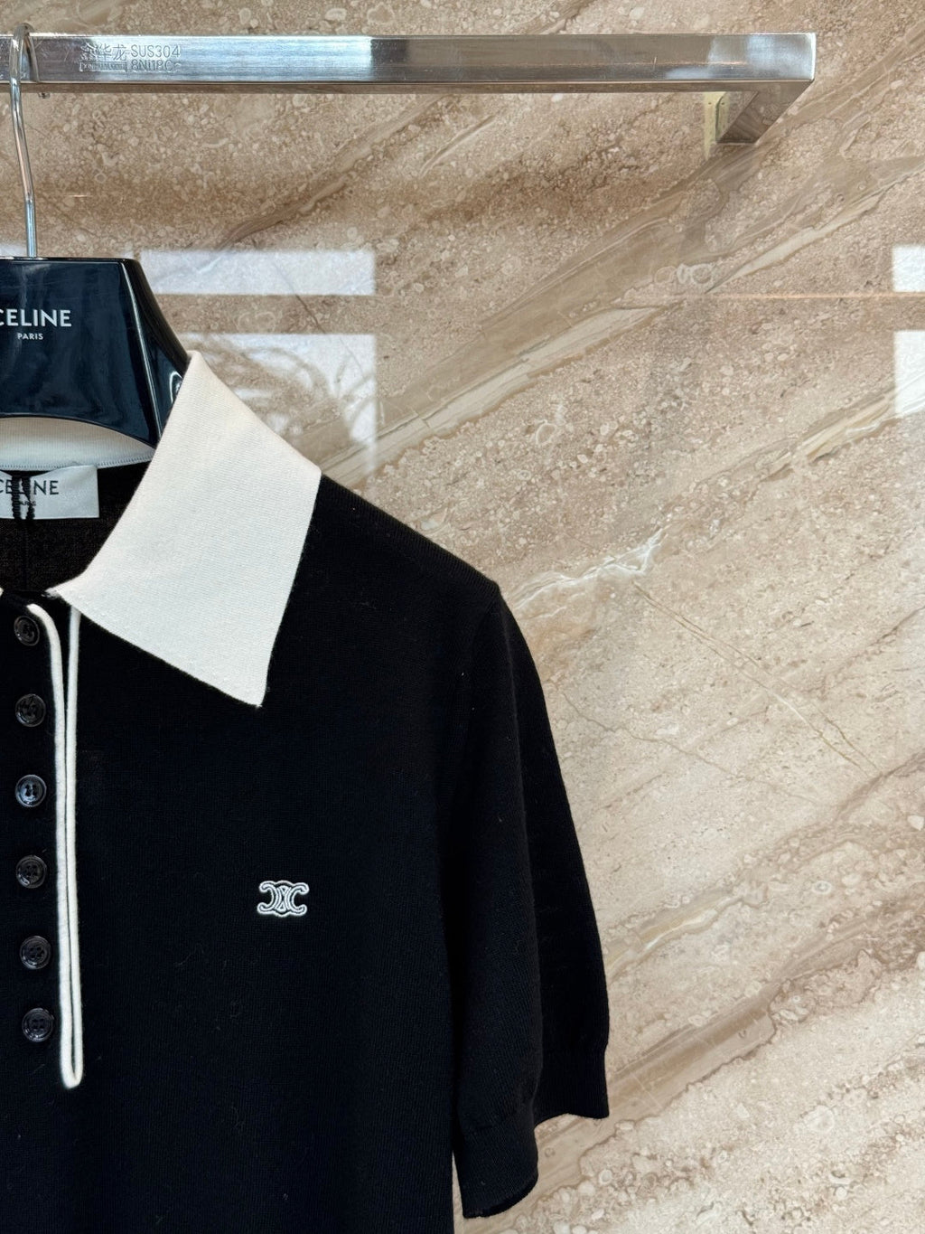CELINE 26S KNIT POLO SHIRT STYLE 235