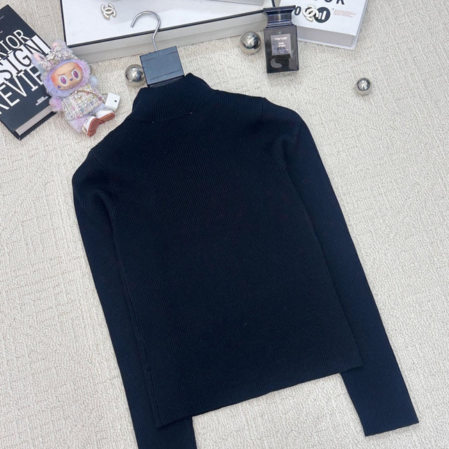 LV 25S LOGO-EMBROIDERED SWEATER 0073