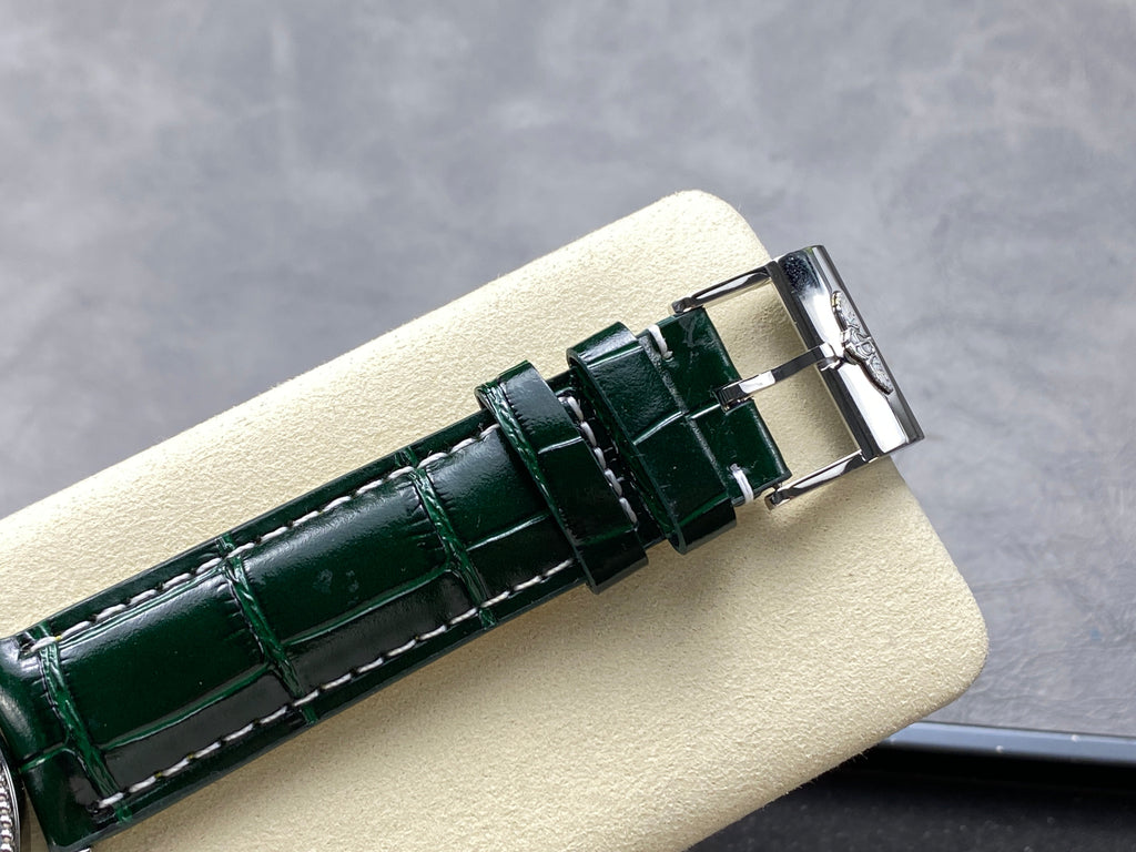 NAVITIMER AUTOMATIC 41 STEEL CASE GREEN DIAL