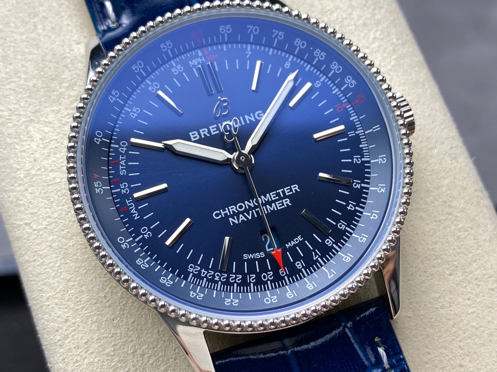 NAVITIMER AUTOMATIC 41 STEEL CASE NAVY BLUE DIAL