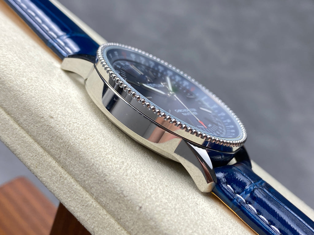 NAVITIMER AUTOMATIC 41 STEEL CASE NAVY BLUE DIAL