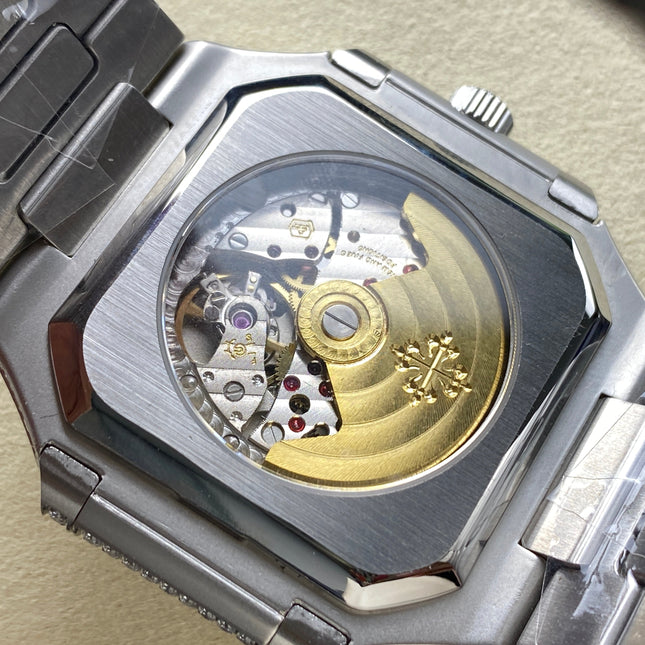 CUBITUS AUTOMATIC ALL STEEL ATTACHED DIAMOND NAVY BLUE DIAL