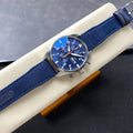 PILOT'S WATCH MARK XX STAINLESS STEEL CASE WITH NAVY BLUE TEXTILE STRAP AND DIAL