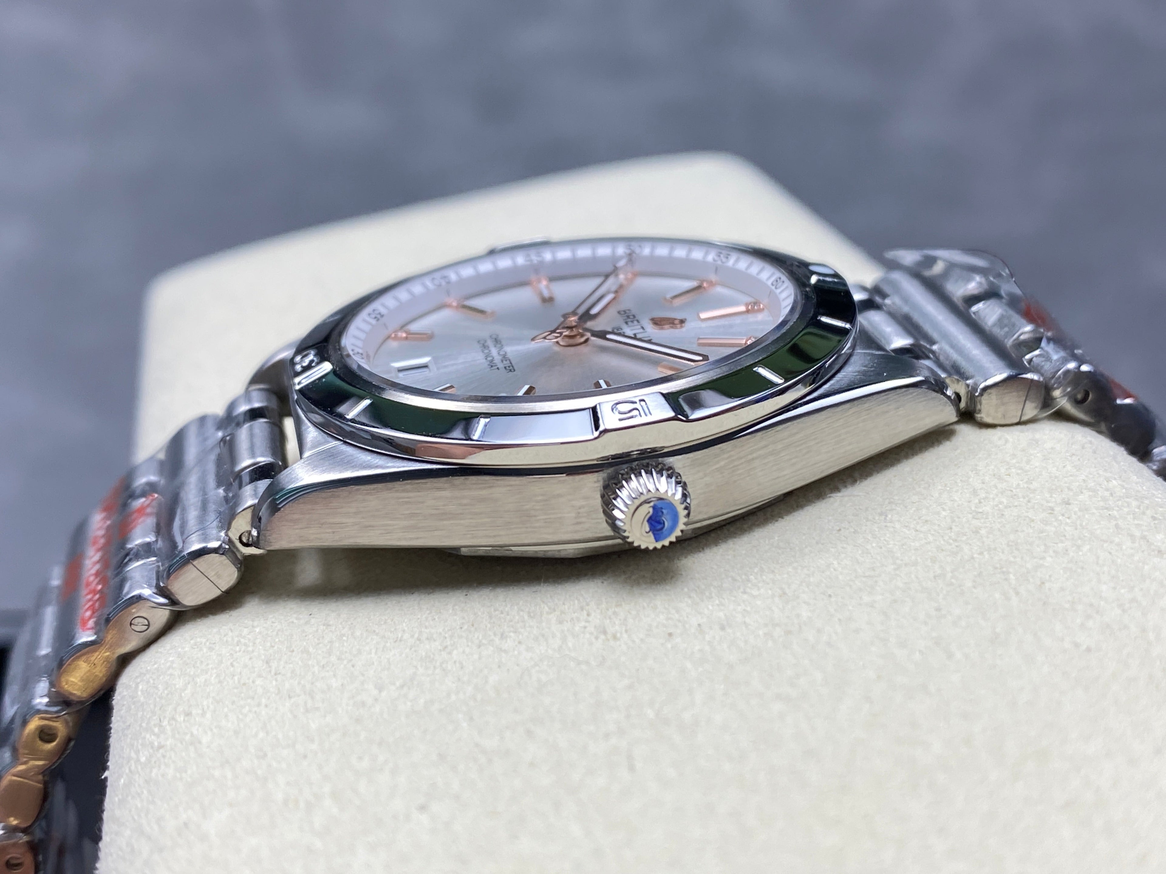 CHRONOMAT AUTOMATIC 36 STEEL CASE SILVER DIAL