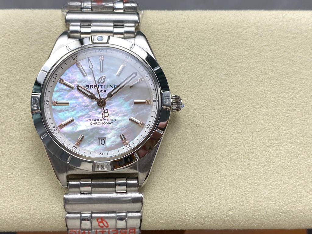 CHRONOMAT AUTOMATIC 36 STEEL CASE MOTHER OF PEARL DIAL