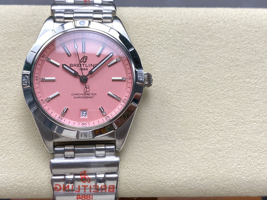 CHRONOMAT AUTOMATIC 36 STEEL CASE PINK DIAL