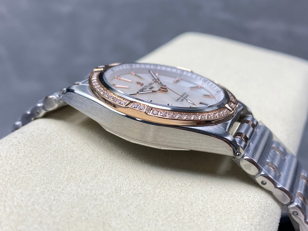 CHRONOMAT AUTOMATIC 36 RED GOLD AND STEEL CASE MOTHER OF PEARL DIAL